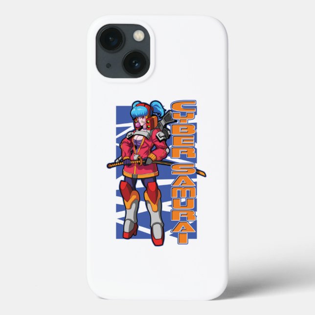 Cyber Samurai Anime Lover Manga Kawaii Otaku Case-Mate iPhone Case (Back)