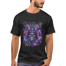 Cyber Samurai Skull Japanese Anime Aesthetics