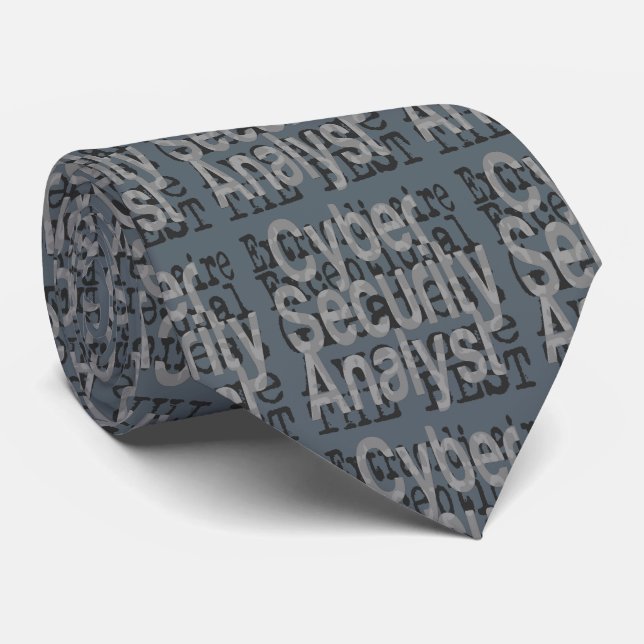 Cyber Security Analyst Extraordinaire Tie (Rolled)