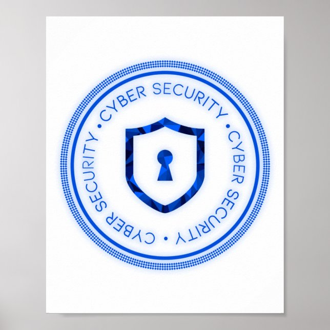 CYBER SECURITY BADGE SEAL POSTER (Front)