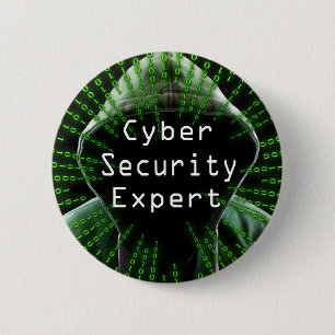 Cyber Security Business Expert 6 Cm Round Badge