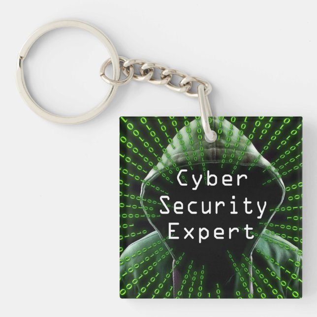 Cyber Security Business Expert Key Ring (Front)