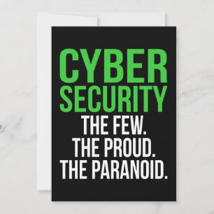 Cyber Security Computer IT Tech Software Invitation