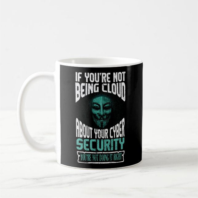 Cyber Security Hacker And Cyber Securtiy Professio Coffee Mug (Left)