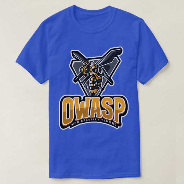Cyber security Hacker OWASP Web Security Testing T-Shirt (Design Front)
