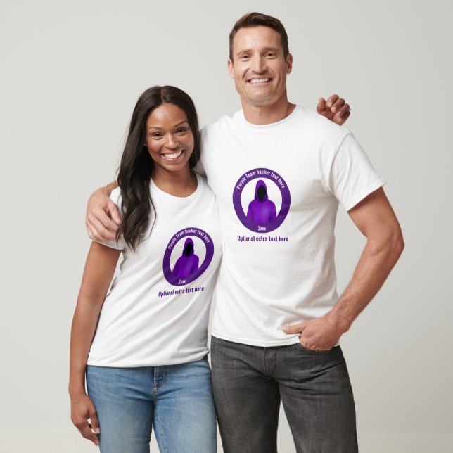 Cyber Security Purple Hackers - Penetration Tester T-Shirt (Unisex)
