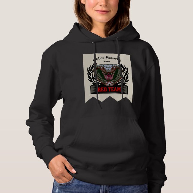 Cyber Security Red Team Cobra Strike Hoodie (Front)