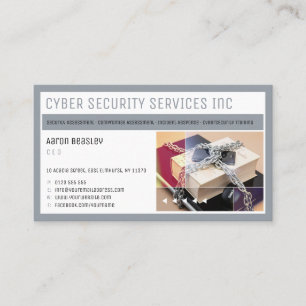 Cyber Security Services   Security Consulting Business Card