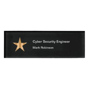 Cyber Security Services Staff Name Tag