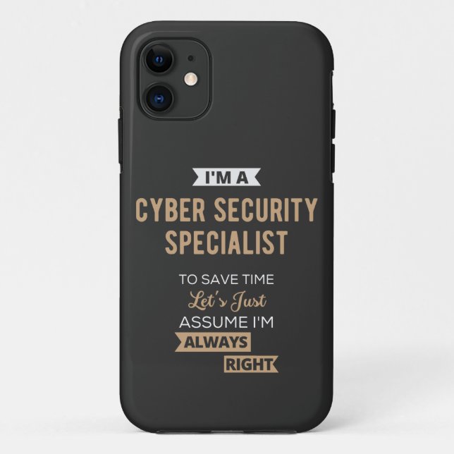 Cyber Security Specialist Case-Mate iPhone Case (Back)
