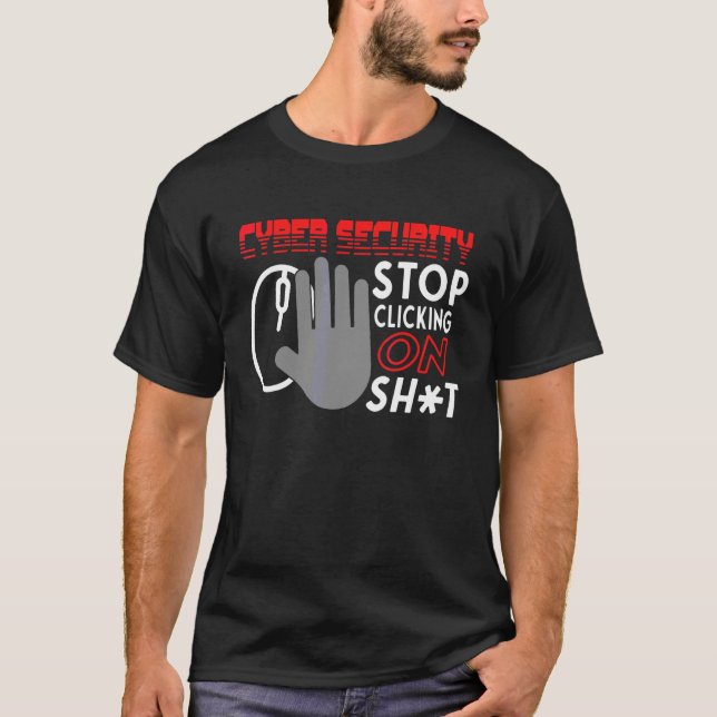 Cyber Security Specialist Spam Web Links Engineer T-Shirt (Front)
