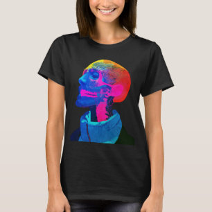 Cyber Skull – Futuristic Anatomy Art T-Shirt