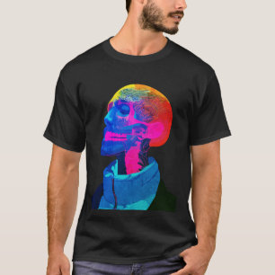 Cyber Skull – Futuristic Anatomy Art T-Shirt