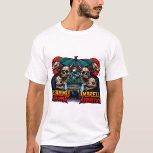 Cyber Soldier & Horror Skull Throw Pillow Set T-Shirt