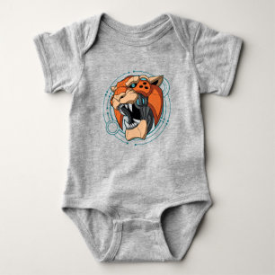 Cyber Tiger   Baby Bodysuit