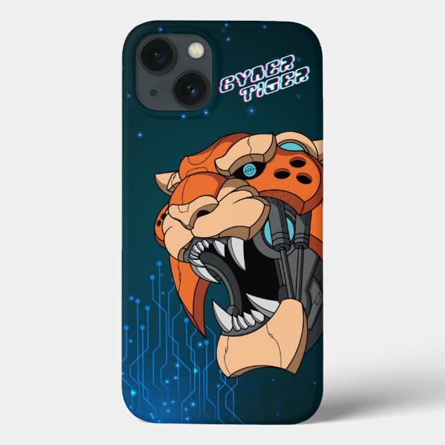 Cyber Tiger | Case-Mate iPhone Case (Back)