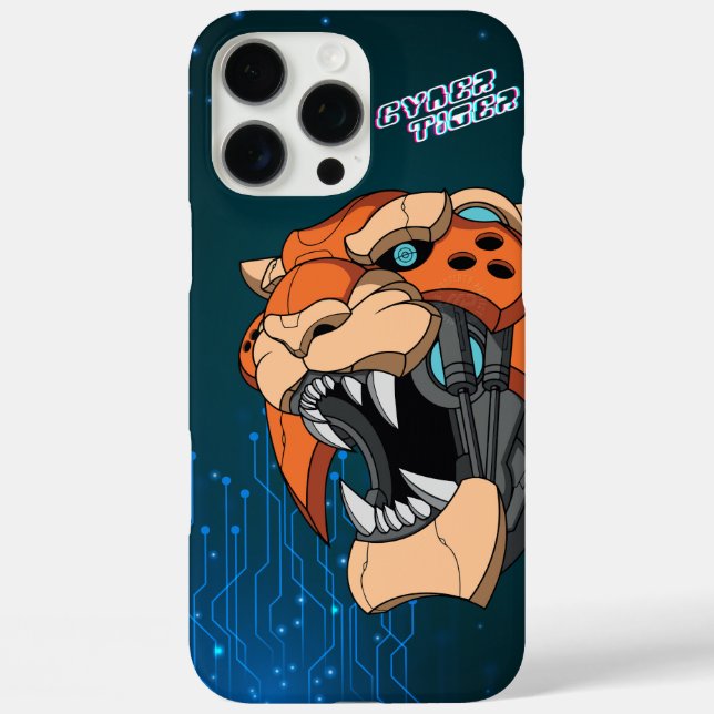Cyber Tiger | Case-Mate iPhone Case (Back)