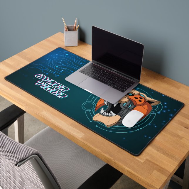 Cyber Tiger | Desk Mat (Office 2)