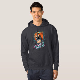 Cyber Tiger Men Hoodie