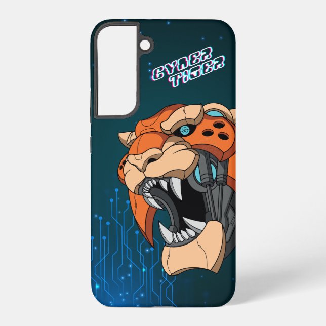Cyber Tiger | Samsung Galaxy S22+ Case (Back)