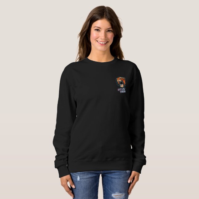 Cyber Tiger | Women Sweatshirt (Front Full)