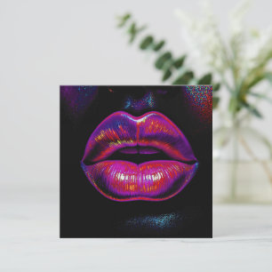 Cyber Venus Lips – Colourful Lips Portrait       