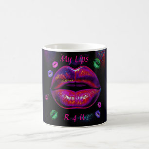 Cyber Venus Lips - My Lips R 4 U Coffee Mug