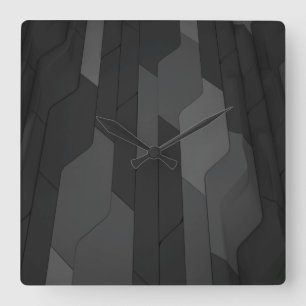 Cyber Wall  Square Wall Clock