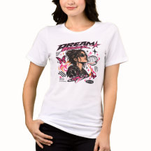 Cyber Y2K Dream Bigger Streetwear Graphic Tee Edgy
