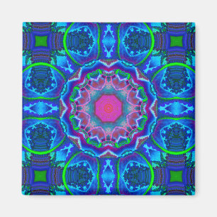 Cyberdelic Kaleidoscope Magnets