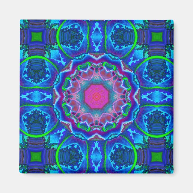 Cyberdelic Kaleidoscope Magnets (Front)