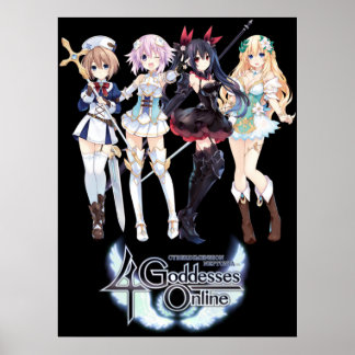 Cyberdimension Neptunia 4 Goddesses Online Poster