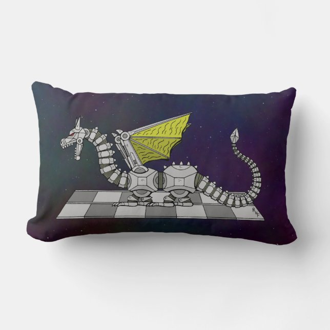 Cyberdragon Lumbar Cushion (Front)
