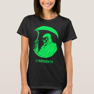 Cybergoth Clothes Alt Aesthetic  Cyber Death Grim  T-Shirt
