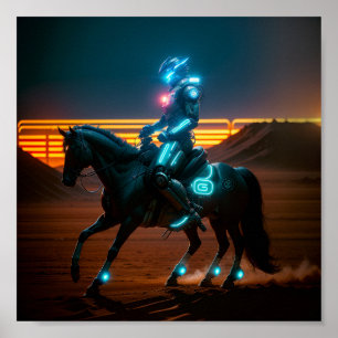 Cybernetic Cowboy Poster