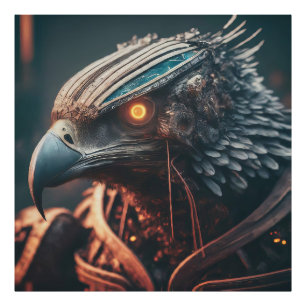 Cybernetic Eagle Photo Print