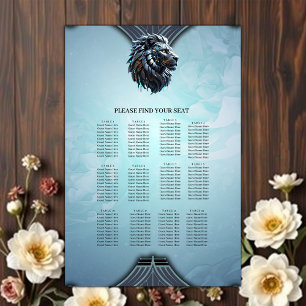 Cybernetic Lion The fusion of power and technology Poster