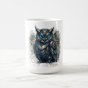 Cybernetic Owl Vision T-Shirt Coffee Mug