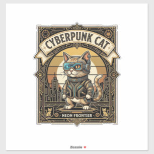 Cyberpunk Cat Cat Cyberpunk Vintage
