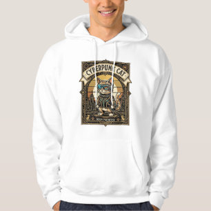 Cyberpunk Cat Cat Cyberpunk Vintage Hoodie