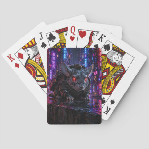 Cyberpunk Chinchilla Playing Cards