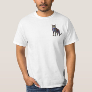 Cyberpunk Circuit Cat – Neon Tech Beast T-Shirt