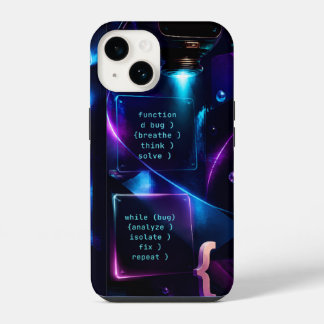 Cyberpunk Coding Bug Fix Code | iPhone 14 Case
