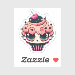 Cyberpunk Cupcakes Sticker