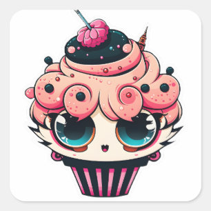 Cyberpunk Cupcakes Sticker