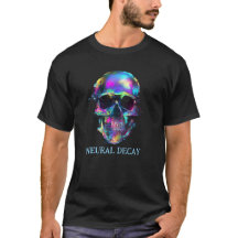 Cyberpunk Cyber Skull Neural Decay Men's T-Shirt