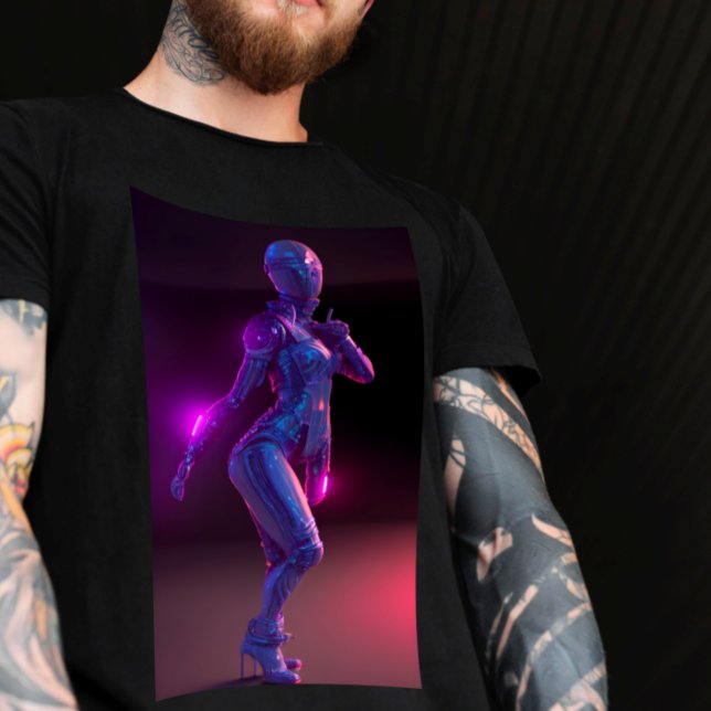 Cyberpunk Dancer in the Club T Shirt for Adults (Creator Uploaded)