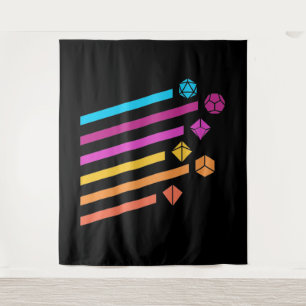 Cyberpunk Dice Ray Tabletop RPG Tapestry