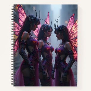 Cyberpunk Faeries notebook