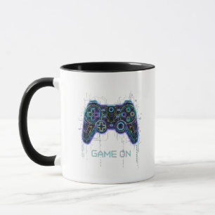  ​Cyberpunk Gaming Controller - Neon Game On Tech  Mug